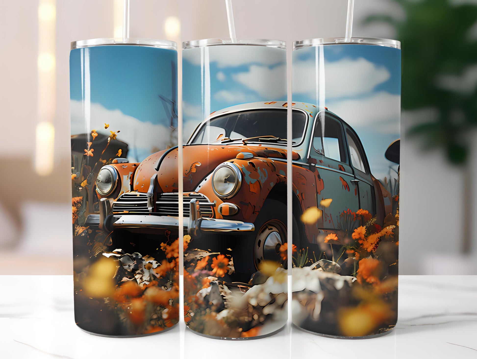 Grunge Spring 4 Tumbler Wrap - CraftNest