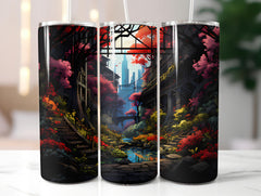 Grunge Spring 5 Tumbler Wrap - CraftNest