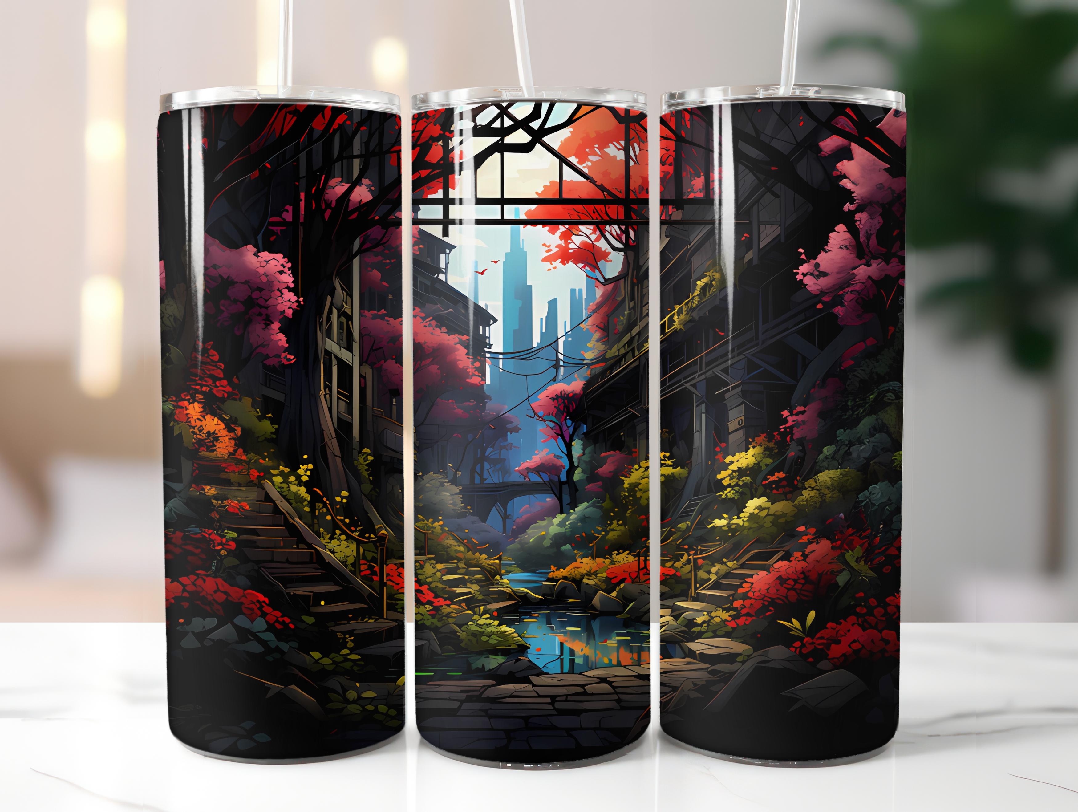 Grunge Spring 5 Tumbler Wrap - CraftNest