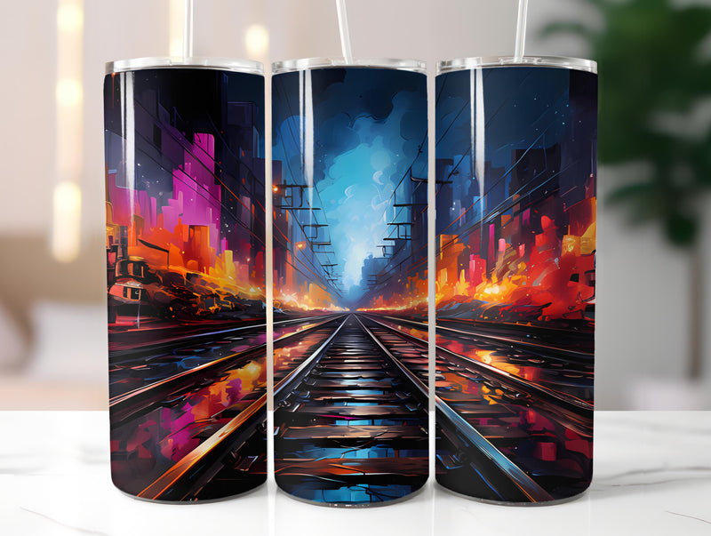 Grunge Spring 4 Tumbler Wrap - CraftNest