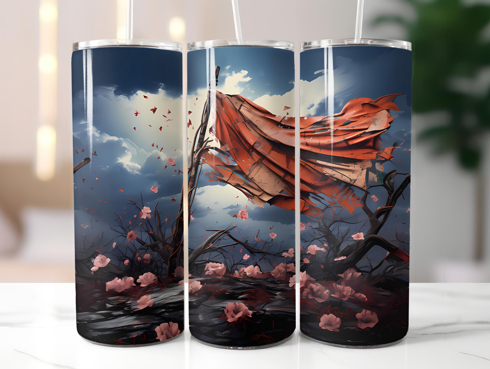 Grunge Spring 3 Tumbler Wrap - CraftNest