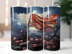 Grunge Spring 3 Tumbler Wrap - CraftNest
