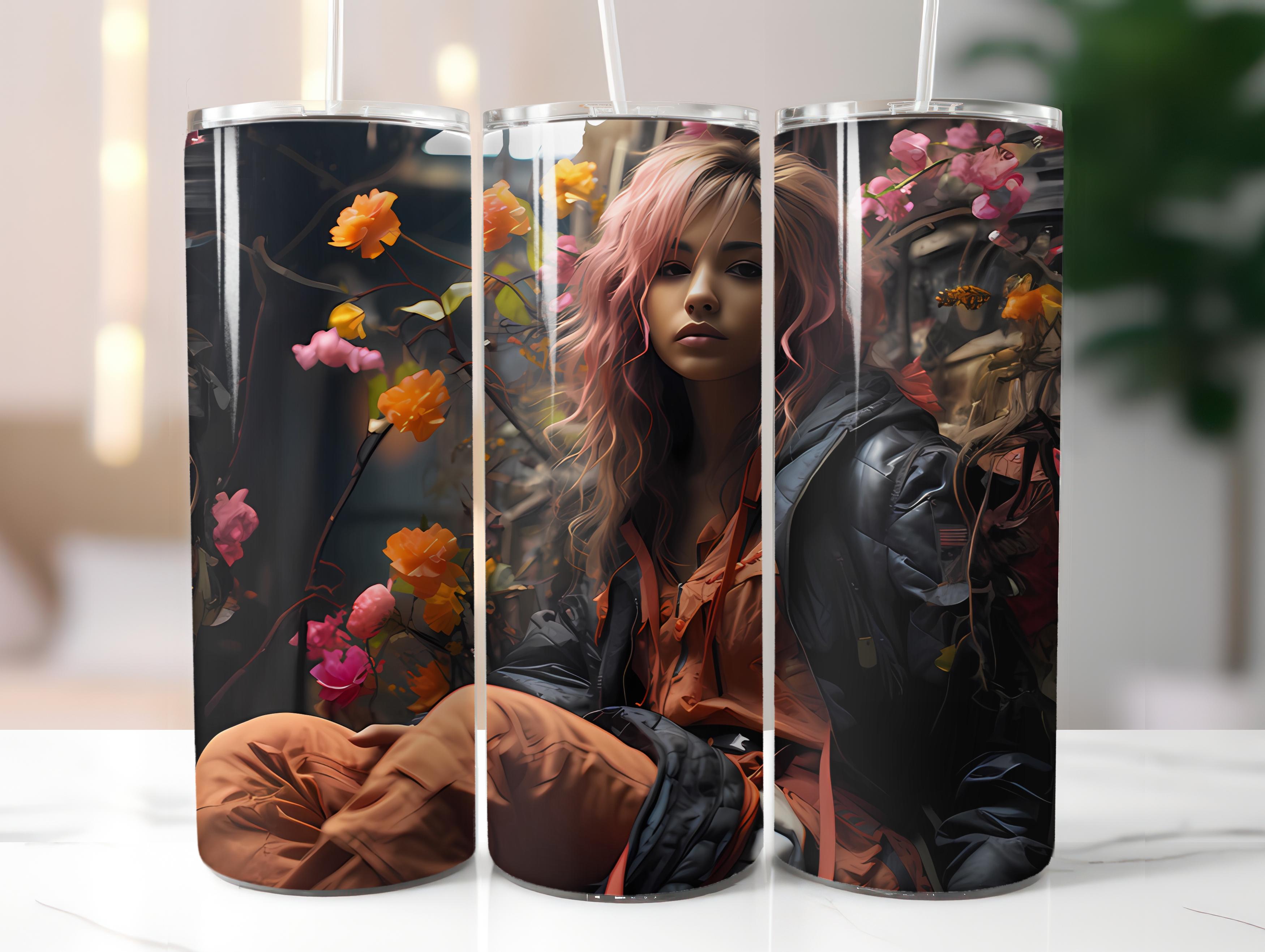 Grunge Spring 4 Tumbler Wrap - CraftNest