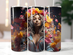Grunge Spring 1  Tumbler Wrap - CraftNest
