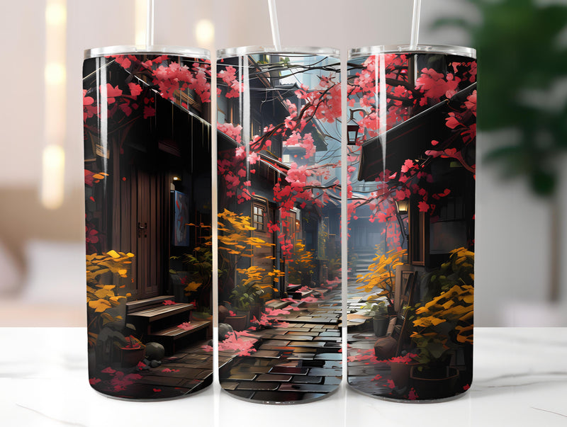 Grunge Spring 5 Tumbler Wrap - CraftNest