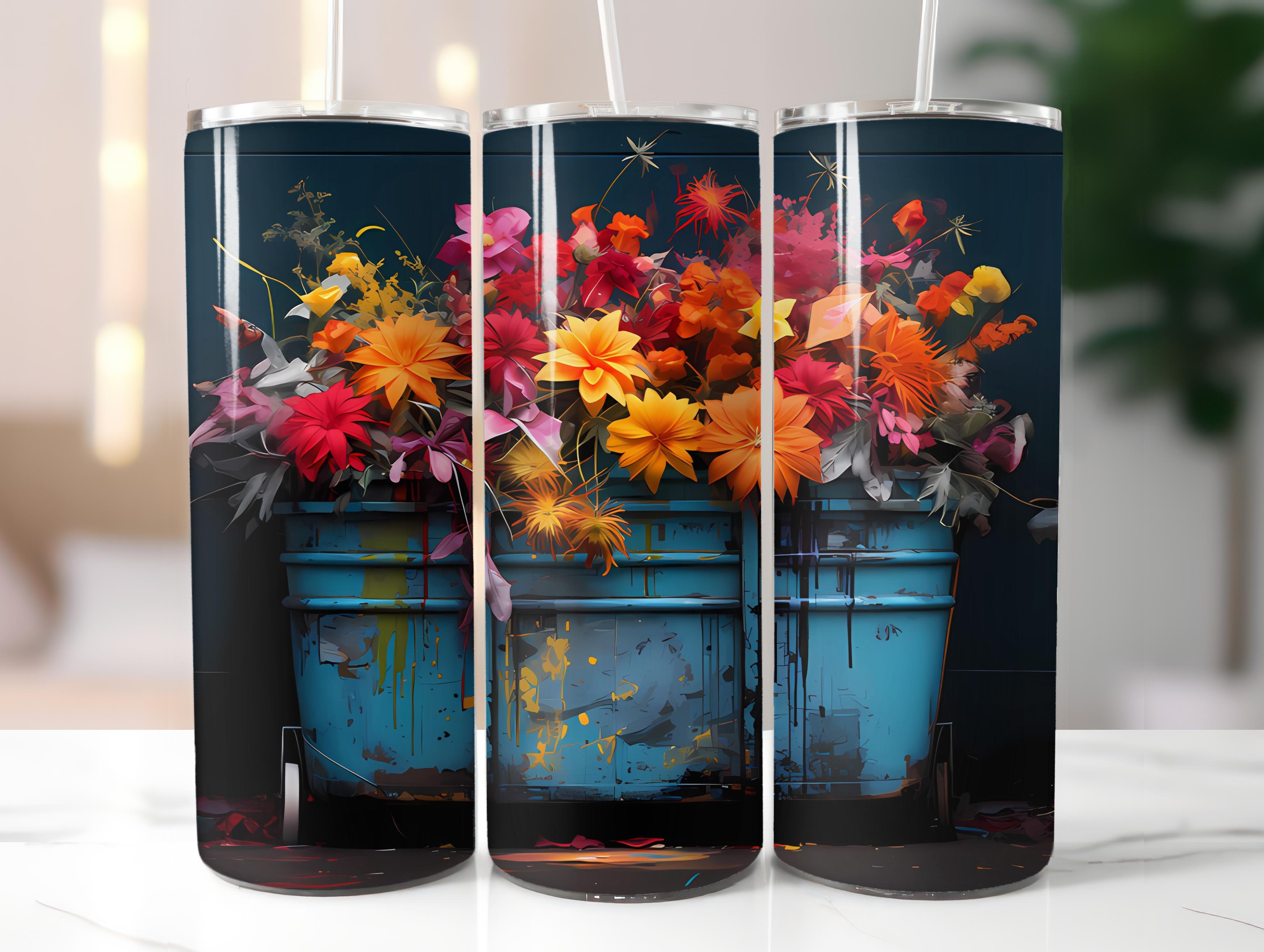 Grunge Spring 5 Tumbler Wrap - CraftNest