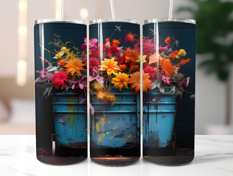Grunge Spring 5 Tumbler Wrap - CraftNest