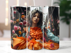 Grunge Spring 4 Tumbler Wrap - CraftNest