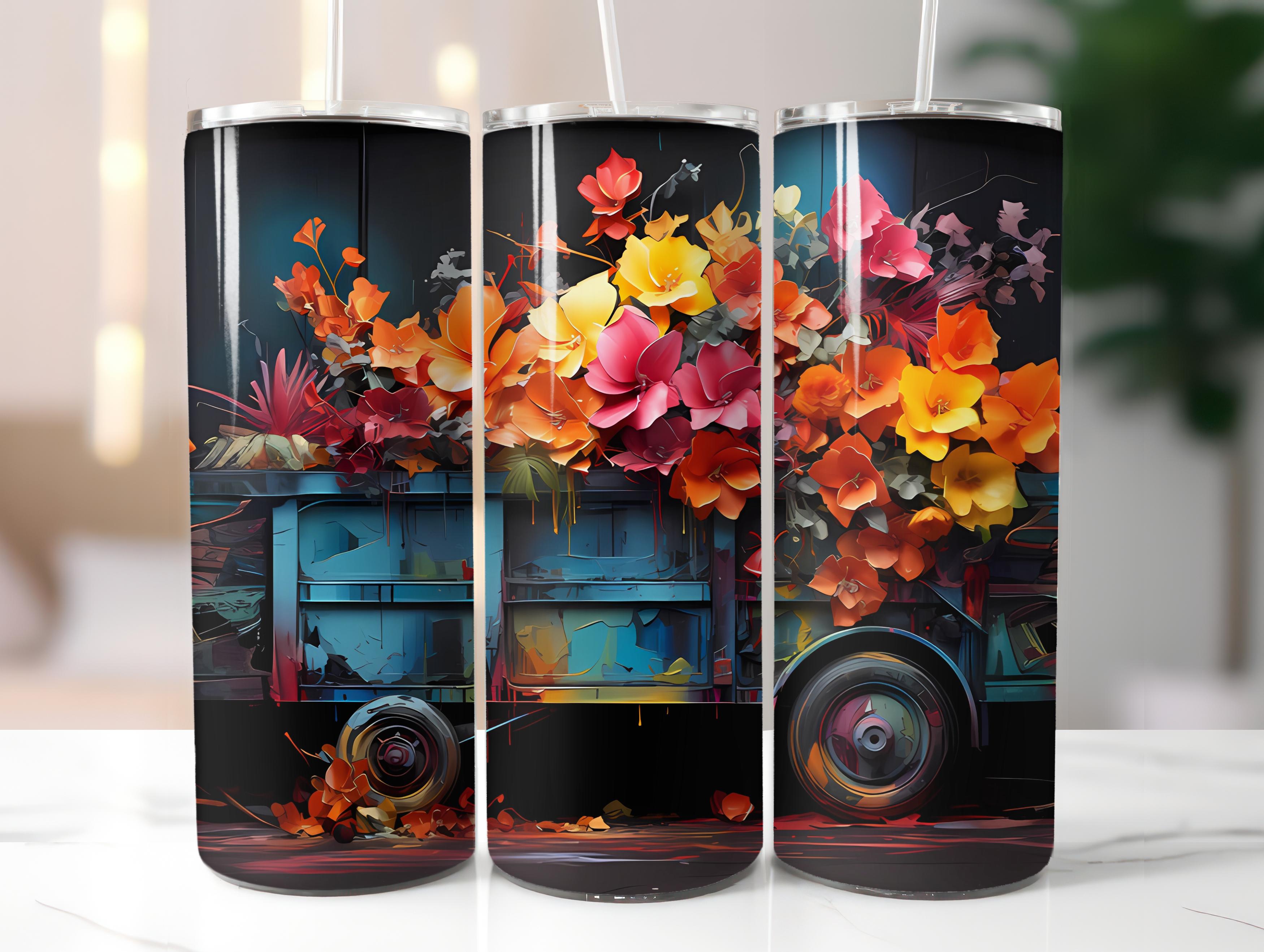 Grunge Spring 5 Tumbler Wrap - CraftNest
