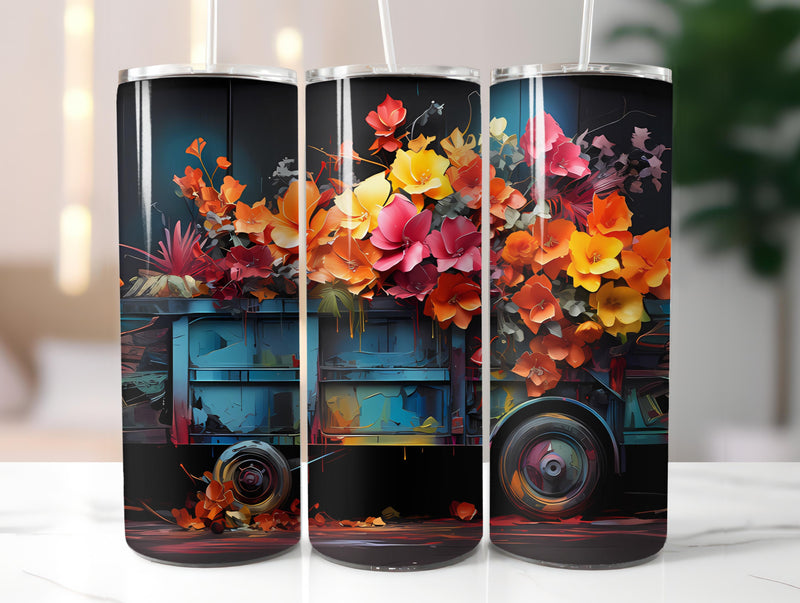 Grunge Spring 5 Tumbler Wrap - CraftNest