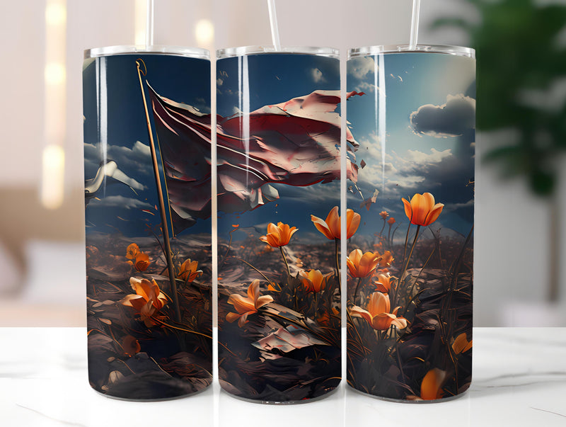 Grunge Spring 5 Tumbler Wrap - CraftNest