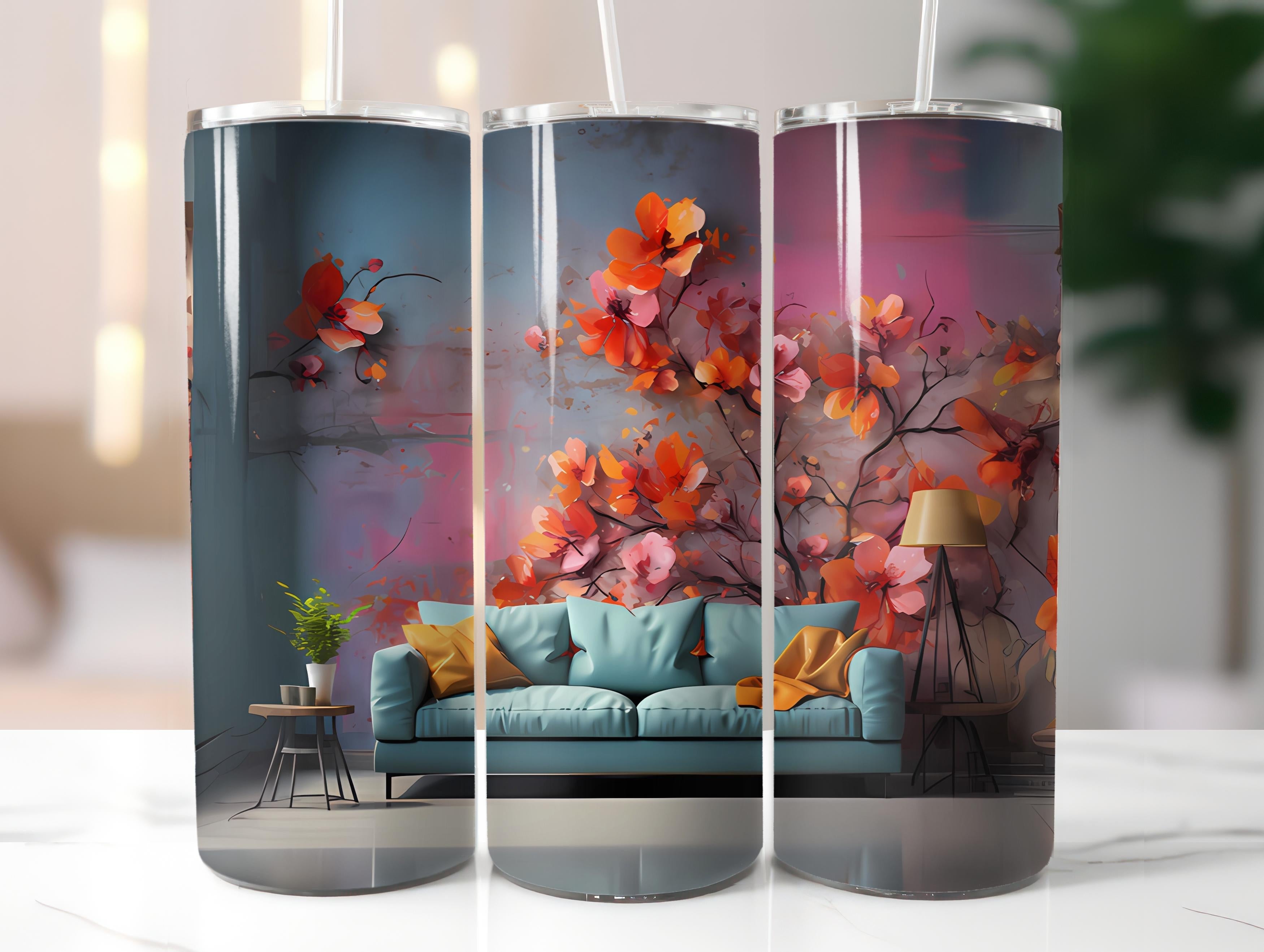 Grunge Spring 2 Tumbler Wrap - CraftNest