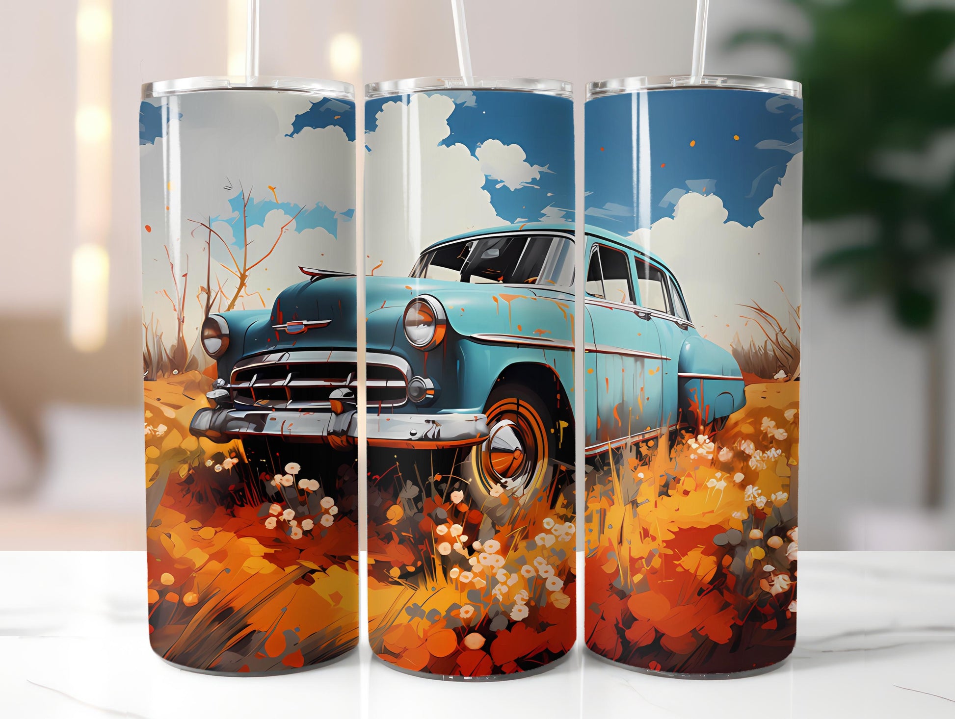 Grunge Spring 2 Tumbler Wrap - CraftNest