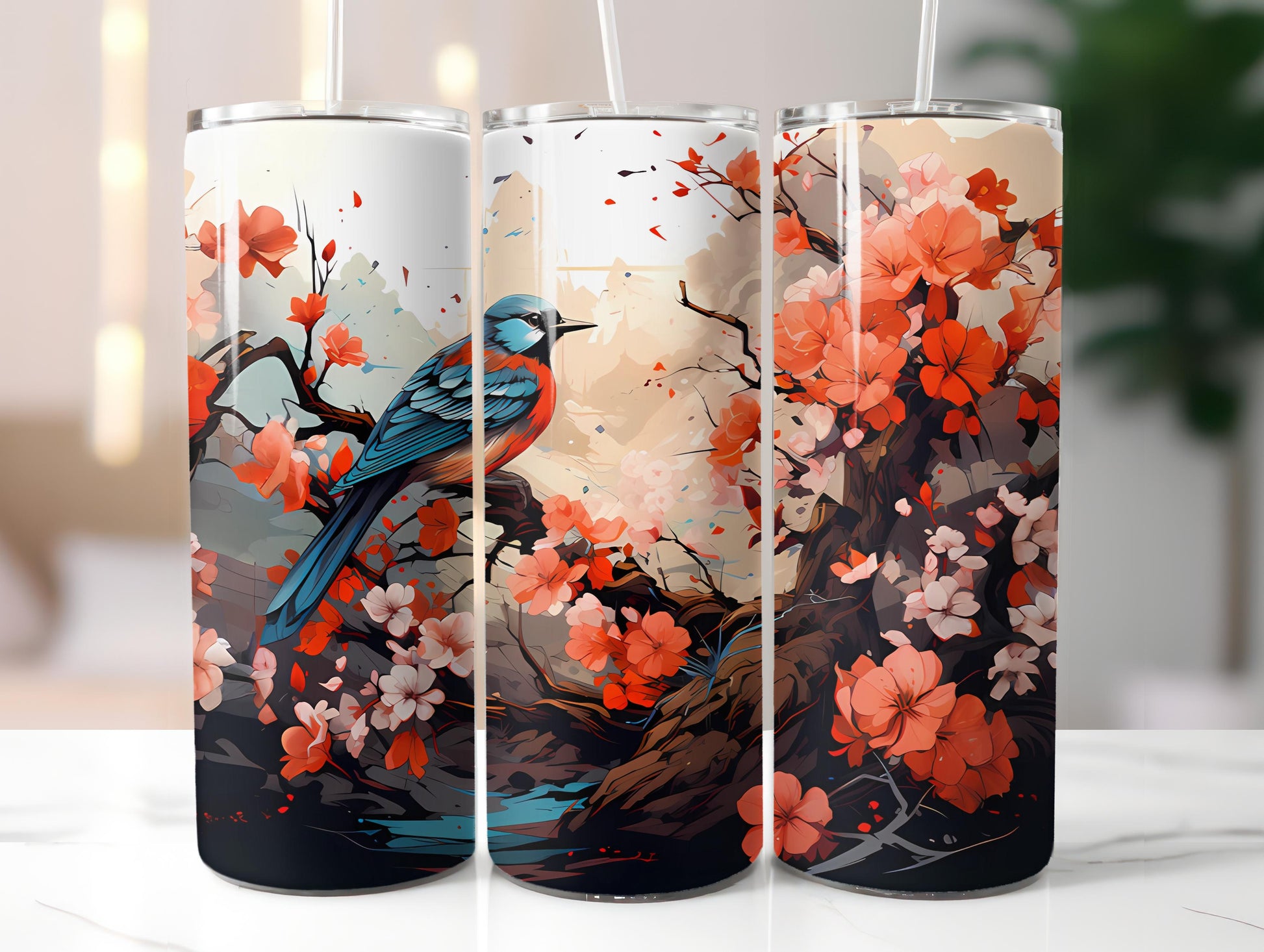 Grunge Spring 4 Tumbler Wrap - CraftNest