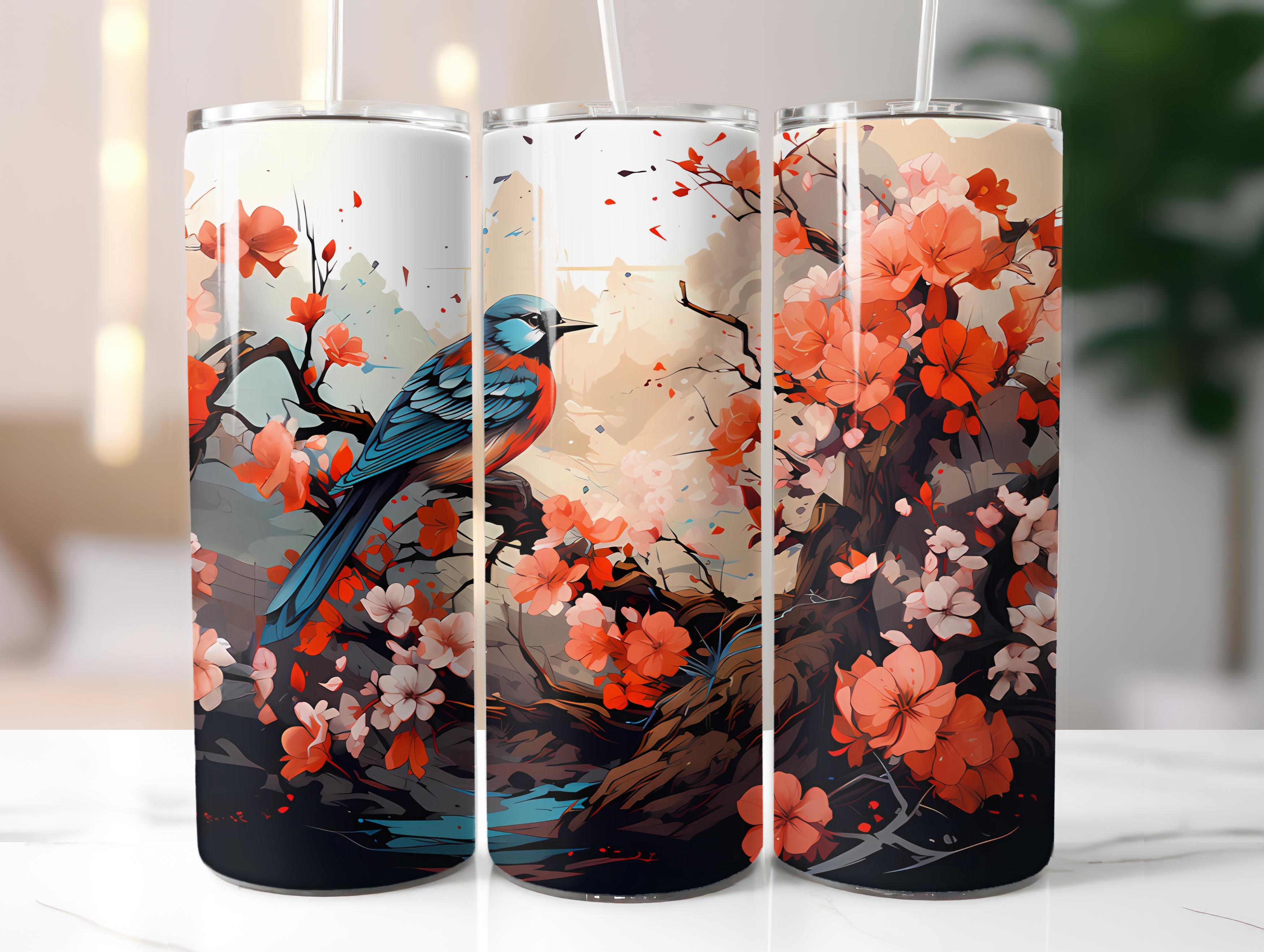 Grunge Spring 4 Tumbler Wrap - CraftNest