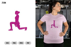 Gym Girl Fitness SVG Bundle - CraftNest - Digital Crafting and Art