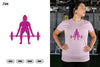 Gym Girl Fitness SVG Bundle