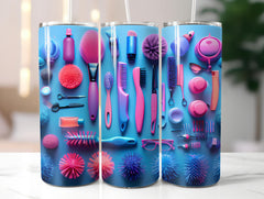 Hairdresser Profession 3 Tumbler Wrap - CraftNest - Digital Crafting and Art