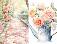 Garden Roses Junk Journal Pages - CraftNest