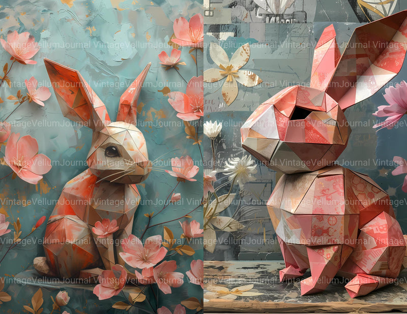 Origami Easter Junk Journal Pages - CraftNest
