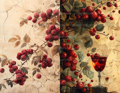 Red Fruit Junk Journal Pages - CraftNest - Digital Crafting and Art