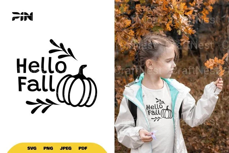 Hallo Fall Autumn SVG Bundle - CraftNest - Digital Crafting and Art