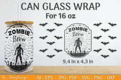 Halloween Beer Can Glass SVG Bundle - CraftNest - Digital Crafting and Art