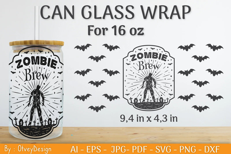 Halloween Beer Can Glass SVG Bundle - CraftNest - Digital Crafting and Art