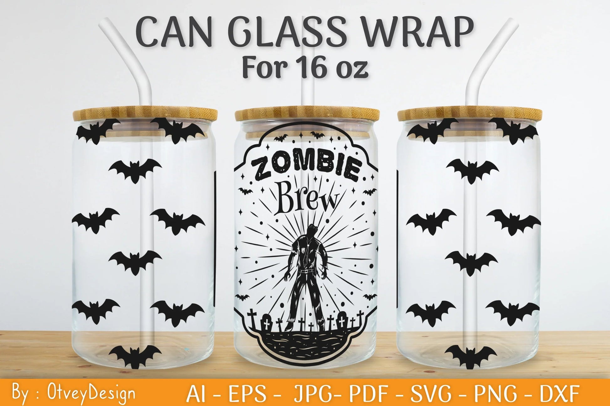 Halloween Beer Can Glass SVG Bundle - CraftNest - Digital Crafting and Art