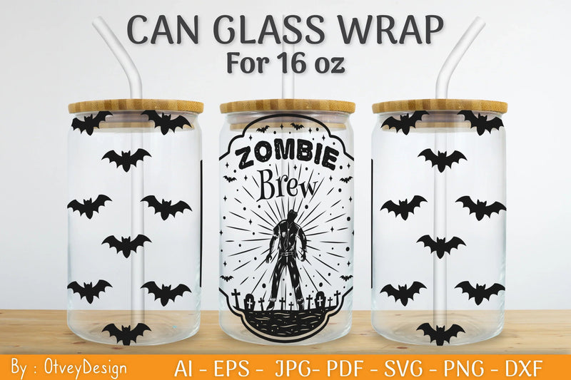 Halloween Beer Can Glass SVG Bundle - CraftNest - Digital Crafting and Art