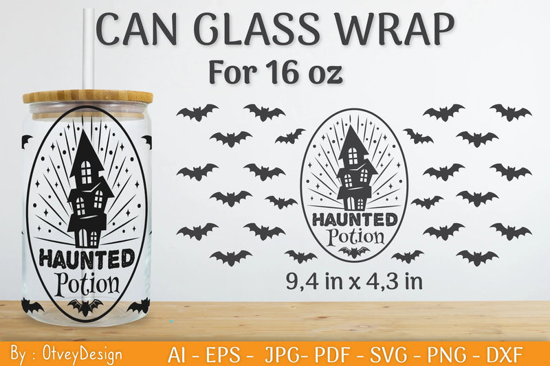 Halloween Beer Can Glass SVG Bundle - CraftNest - Digital Crafting and Art