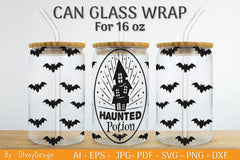 Halloween Beer Can Glass SVG Bundle - CraftNest - Digital Crafting and Art