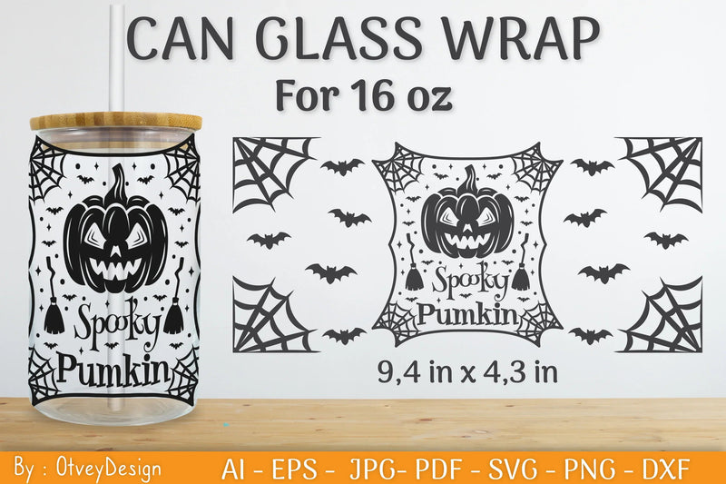 Halloween Beer Can Glass SVG Bundle - CraftNest - Digital Crafting and Art