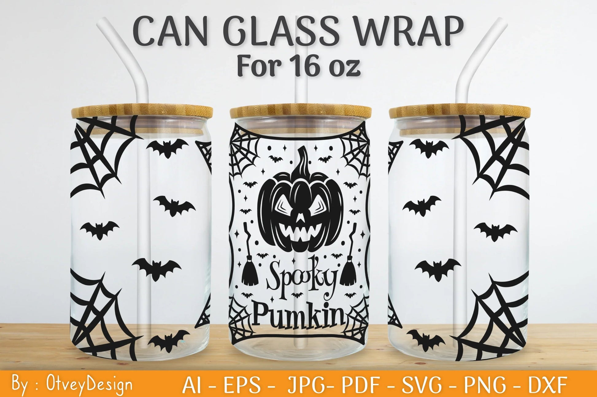 Halloween Beer Can Glass SVG Bundle - CraftNest - Digital Crafting and Art