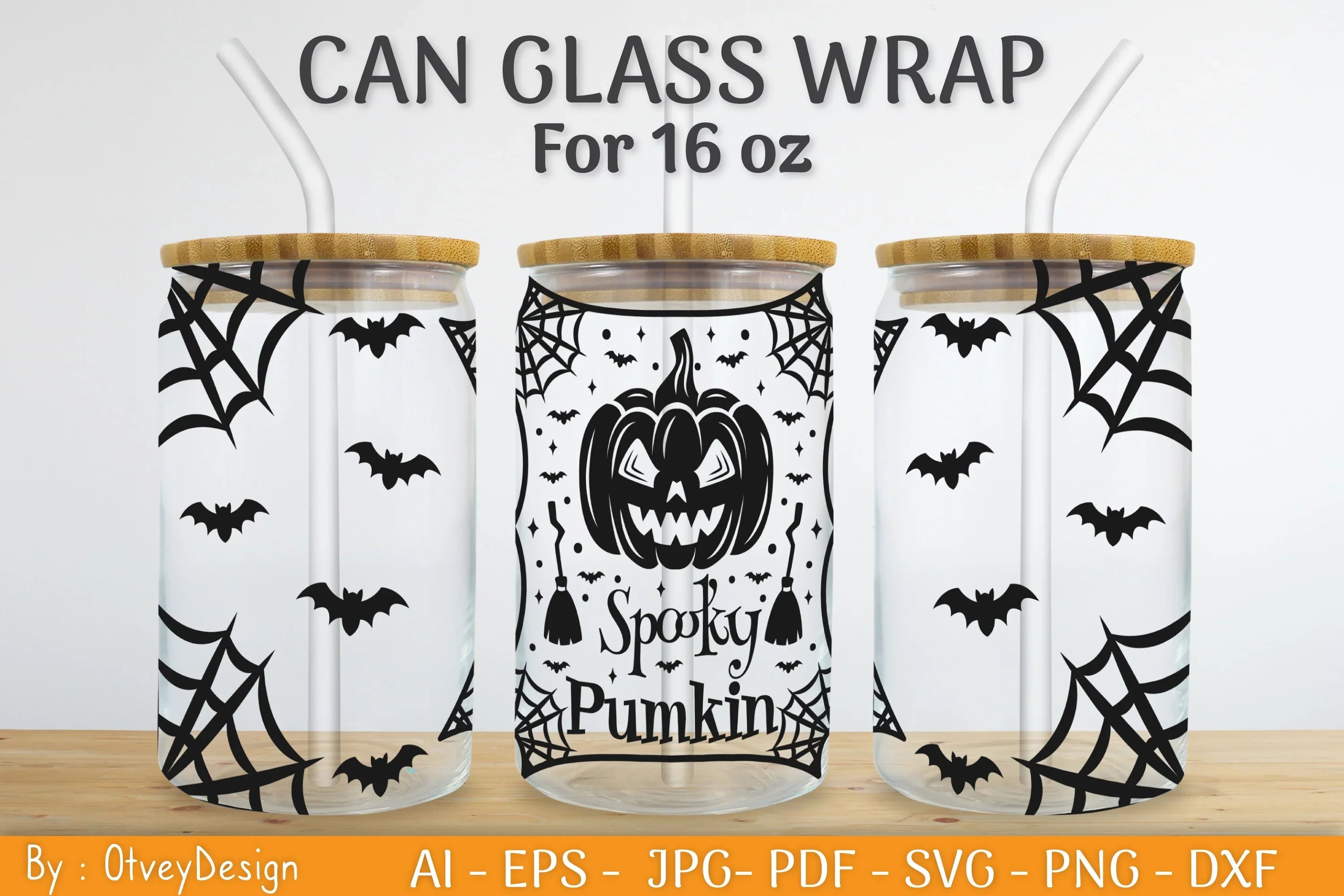 Halloween Beer Can Glass SVG Bundle - CraftNest - Digital Crafting and Art
