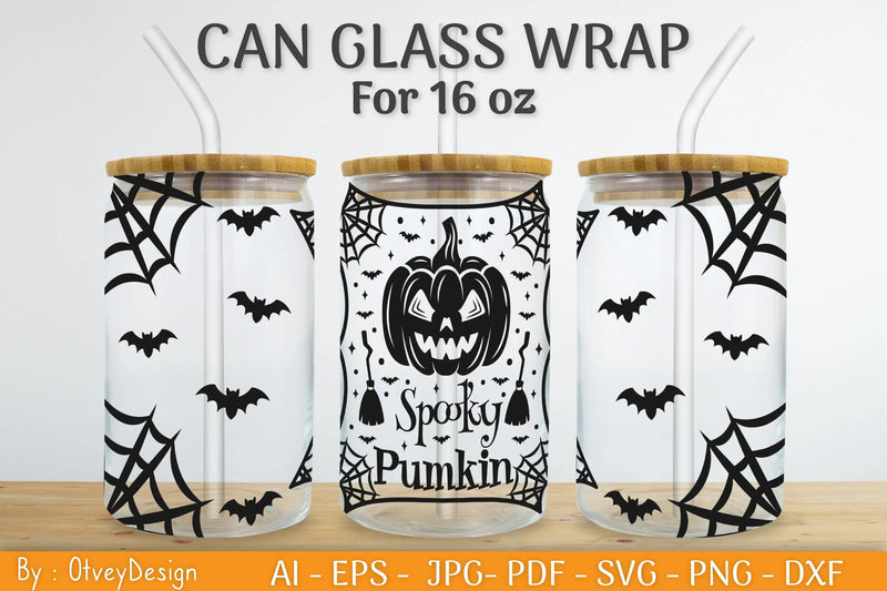 Halloween Beer Can Glass SVG Bundle - CraftNest - Digital Crafting and Art