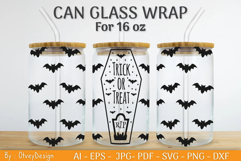 Halloween Beer Can Glass SVG Bundle - CraftNest - Digital Crafting and Art