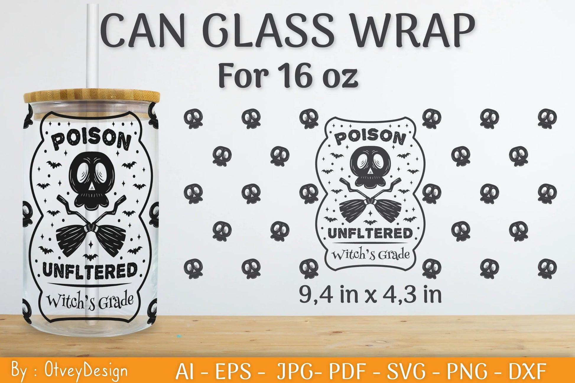 Halloween Beer Can Glass SVG Bundle - CraftNest - Digital Crafting and Art