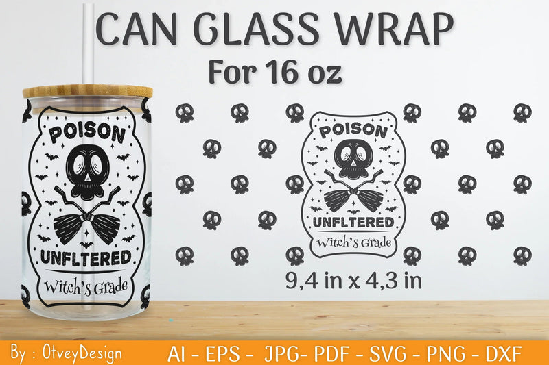 Halloween Beer Can Glass SVG Bundle - CraftNest - Digital Crafting and Art