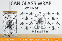 Halloween Beer Can Glass SVG Bundle - CraftNest - Digital Crafting and Art