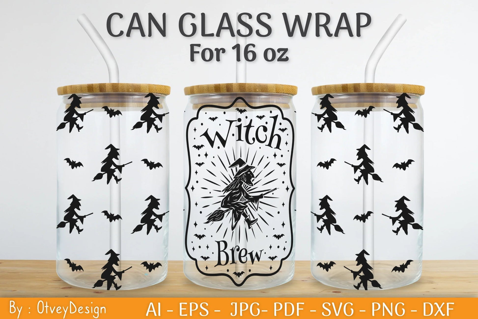 Halloween Beer Can Glass SVG Bundle - CraftNest - Digital Crafting and Art