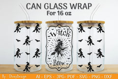 Halloween Beer Can Glass SVG Bundle - CraftNest - Digital Crafting and Art