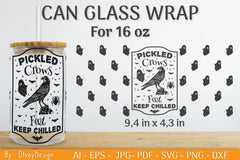 Halloween Beer Can Glass SVG Bundle - CraftNest - Digital Crafting and Art