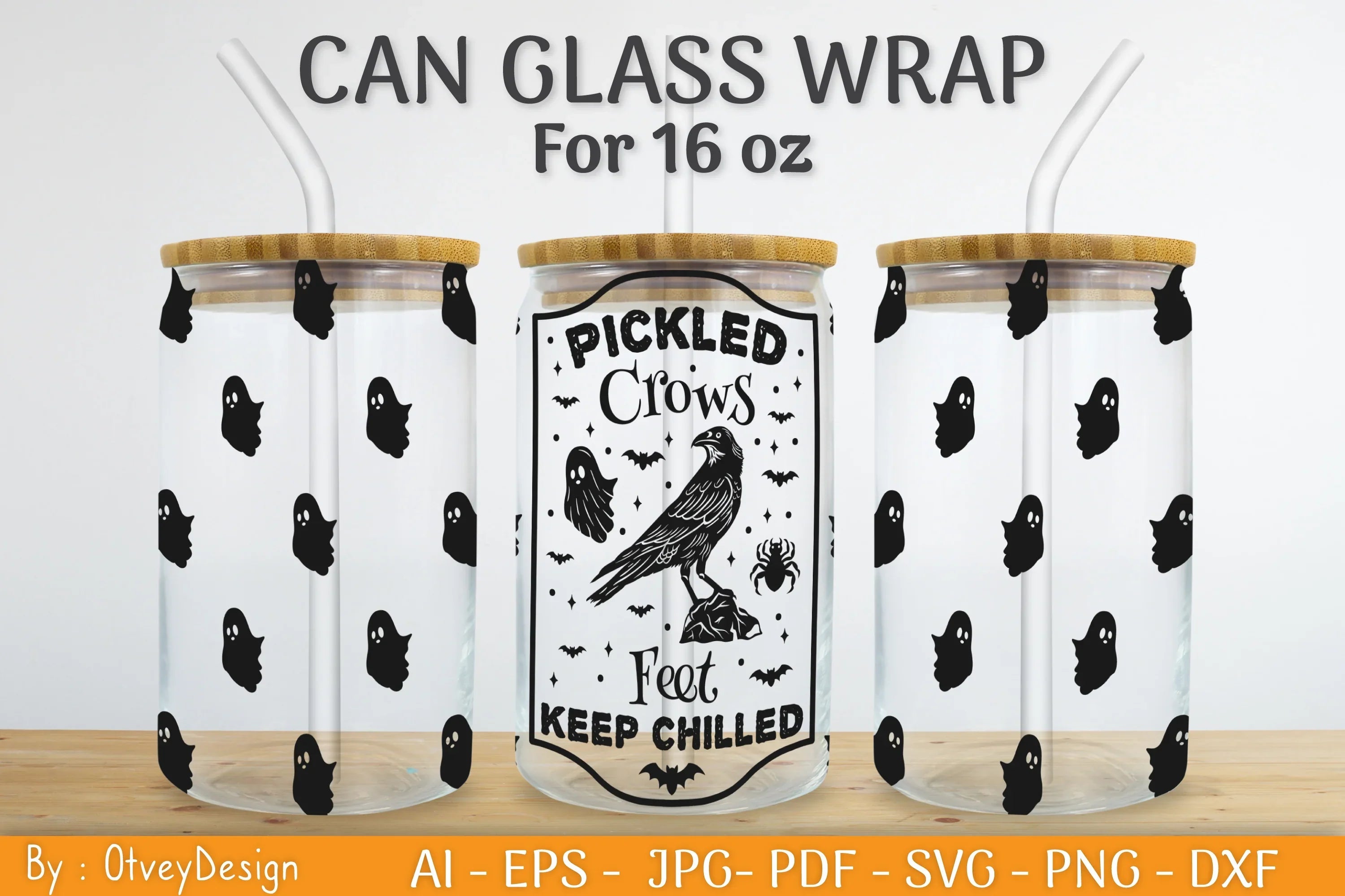 Halloween Beer Can Glass SVG Bundle - CraftNest - Digital Crafting and Art
