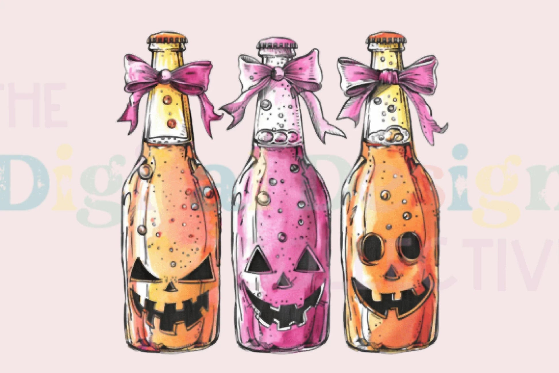 Halloween Coquette Beer Design Clipart Bundle - CraftNest - Digital Crafting and Art