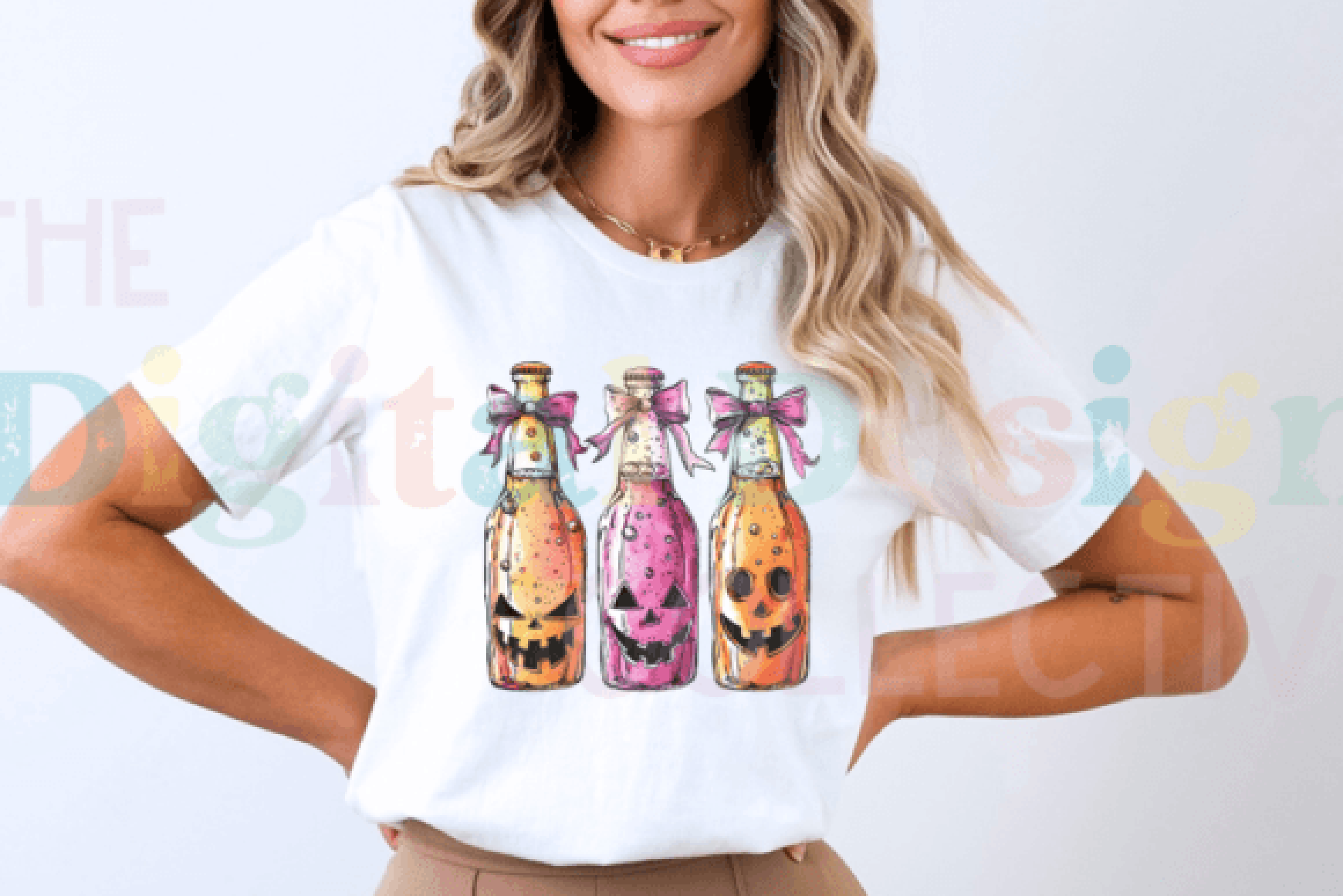Halloween Coquette Beer Design Clipart Bundle