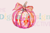 Coquette Pumpkin Bow Disco Clipart Bundle