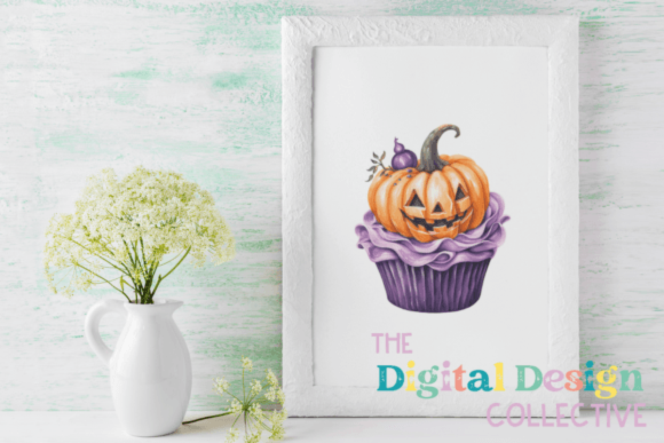 Halloween Cupcakes Clipart Bundle
