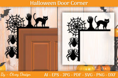 Halloween Door Corner SVG Bundle - CraftNest - Digital Crafting and Art
