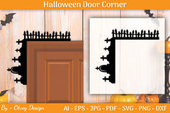 Halloween Door Corner SVG Bundle - CraftNest - Digital Crafting and Art